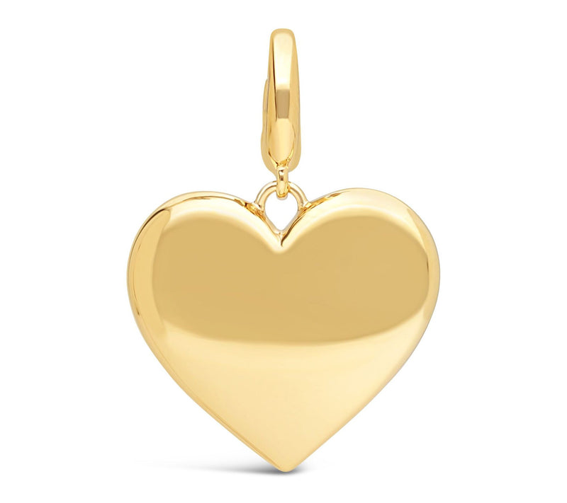 Elyse Ryan 14K Gold Clad Heart Pendant Enhancer — Main view