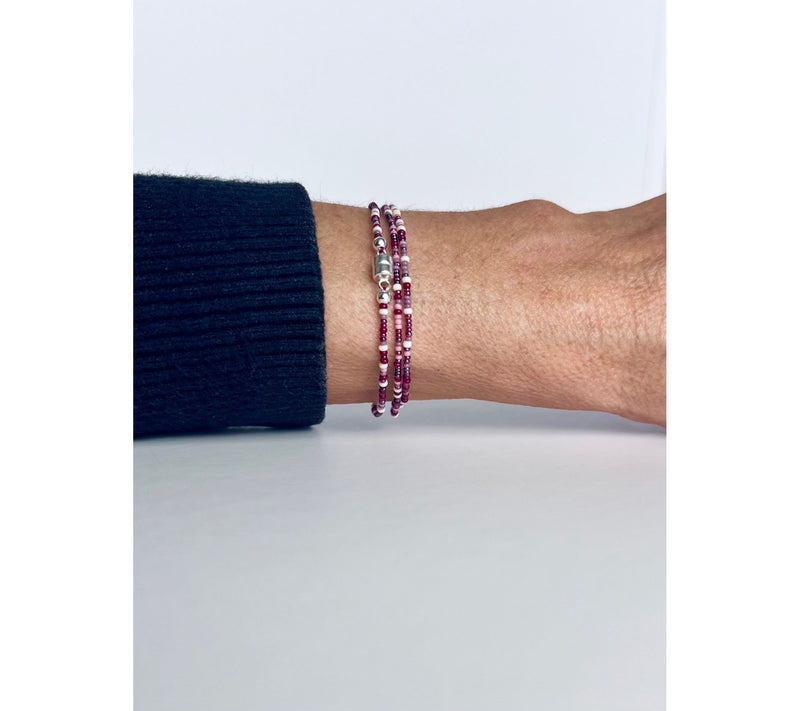 MaeMarie Wraps Berry Wrap Bracelet, Sterling Silver — View 2