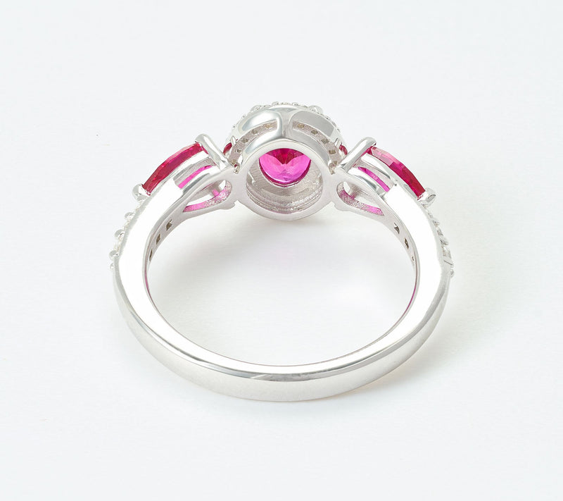 Diamonique x Kathy Levine Heritage Ring, Sterling Silver — View 3