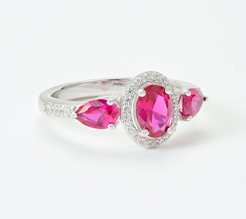 Diamonique x Kathy Levine Heritage Ring, Sterling Silver — View 8