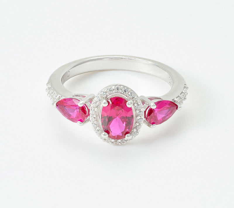 Diamonique x Kathy Levine Heritage Ring, Sterling Silver — View 2