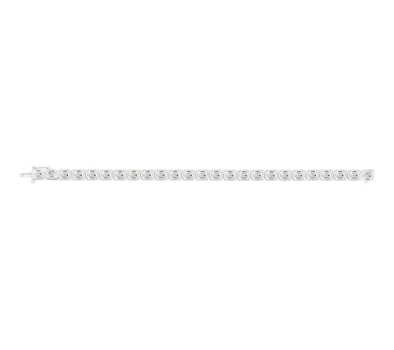 Fire Light 16.00 cttw Lab Grown Diamond TennisBracelet, 14K — View 2