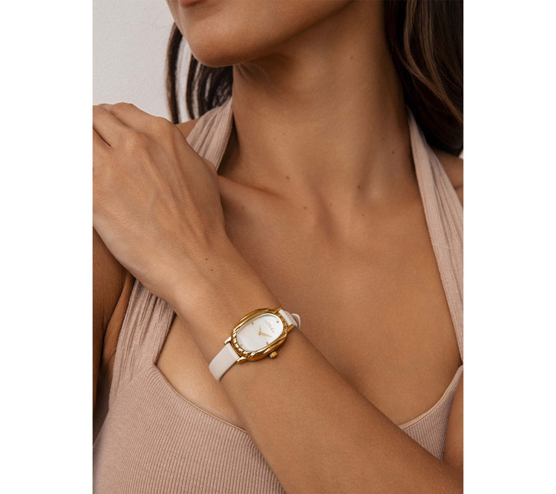 Ettika Women's Timeless Texture Leather Watch — View 6