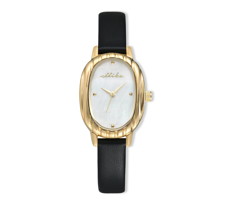 Ettika Women's Timeless Texture Leather Watch — View 4