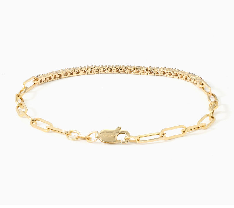 Kallati 0.80 cttw Coco Diamond Bracelet, 14k Gold — View 3