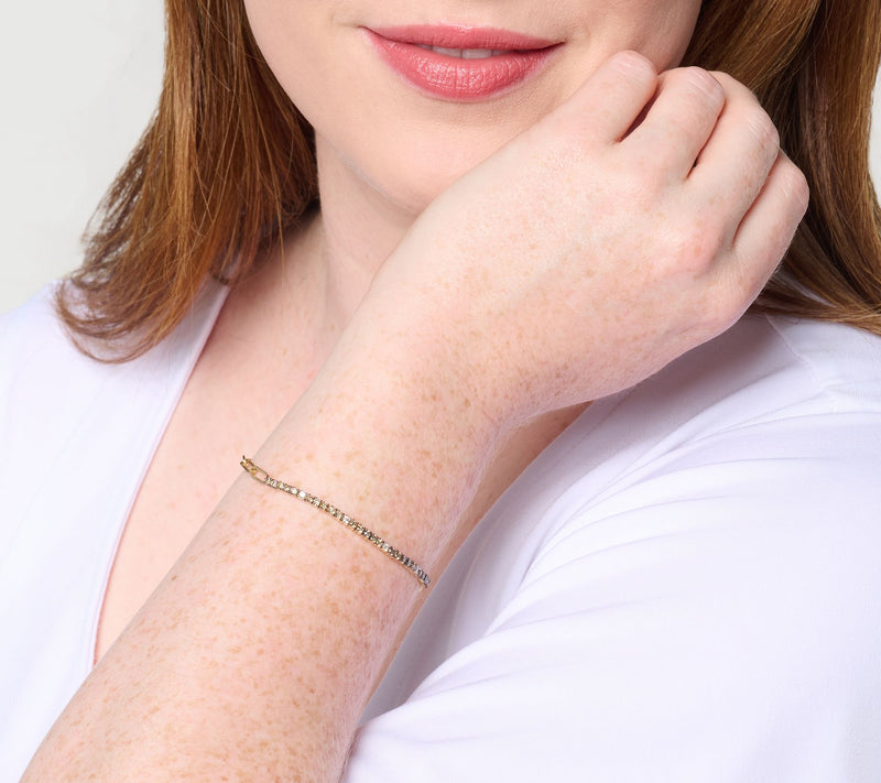 Kallati 0.80 cttw Coco Diamond Bracelet, 14k Gold — View 4