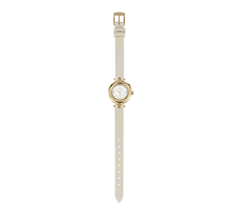 Ettika Women's Open Circle Leather Strap Watch — View 4
