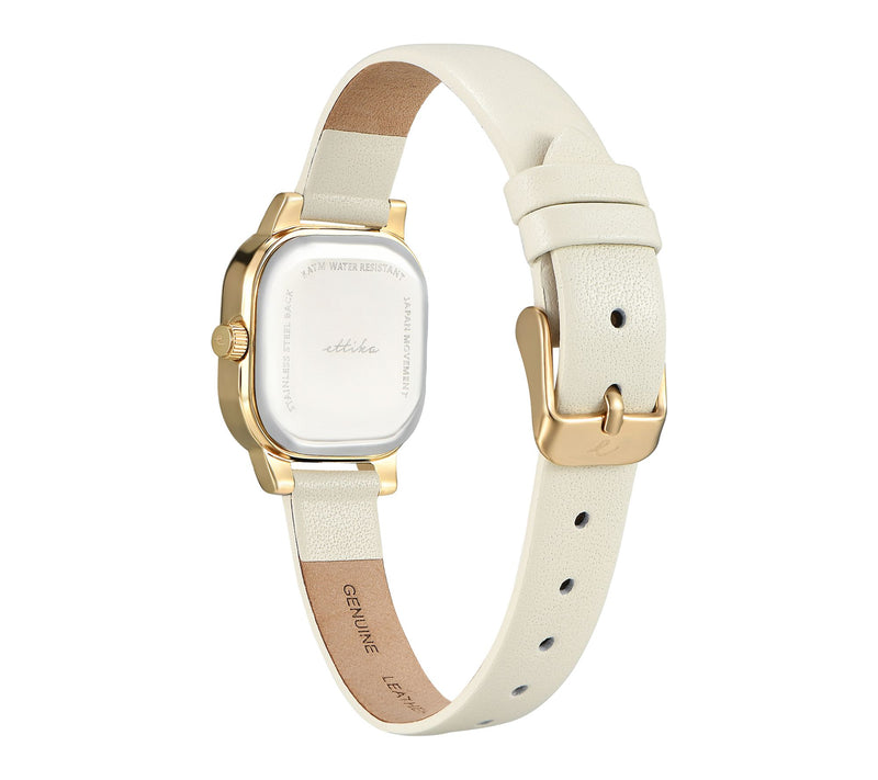 Ettika Women's Classic Square Leather Watch — View 3