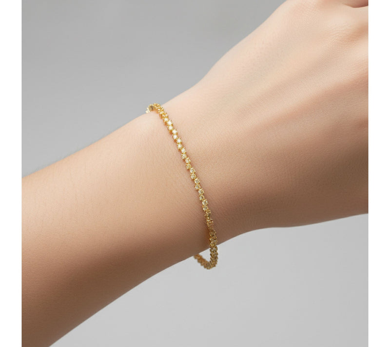 Diamonique x Kathy Levine Wavy Tennis Bracelet,Sterling — View 5