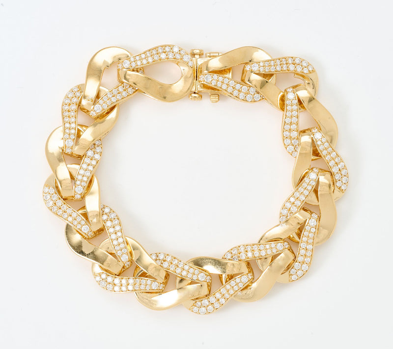 Fire Light Lab Grown Diamonds 3.5 cttw Chain Bracelet, Sterling Silver — Main view