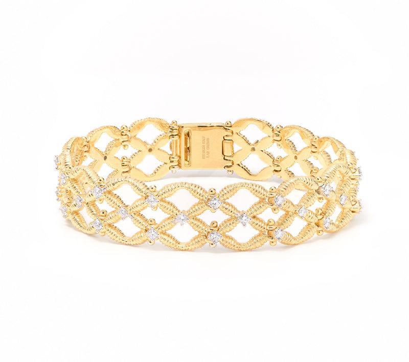 David Markstein 1.50 cttw Lab Grown Diamond Lattice Bracelet — Main view