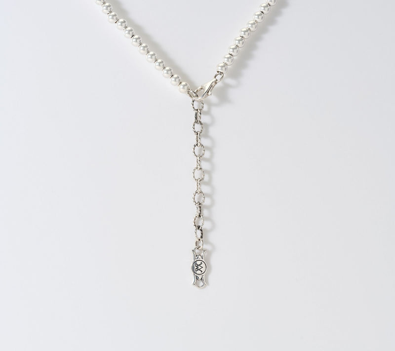 American West Sterling Silver Barrel & Gemstone Bead Necklace — View 3
