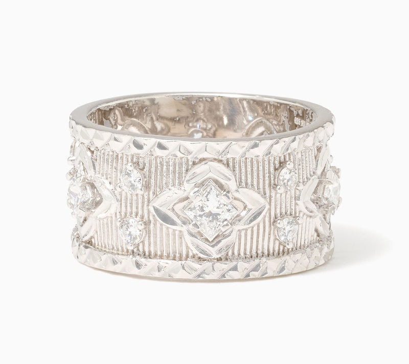 David Markstein 1.15 cttw Lab Grown Diamond Couture Vintage Ring — View 5