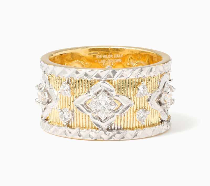 David Markstein 1.15 cttw Lab Grown Diamond Couture Vintage Ring — View 6