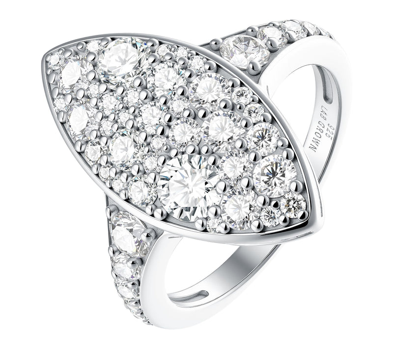 Diamonique x Jennifer Miller Cobble Stone Ring,Sterling — View 6