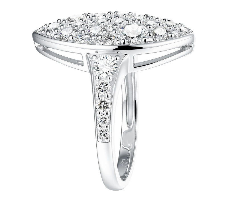 Diamonique x Jennifer Miller Cobble Stone Ring,Sterling — View 4