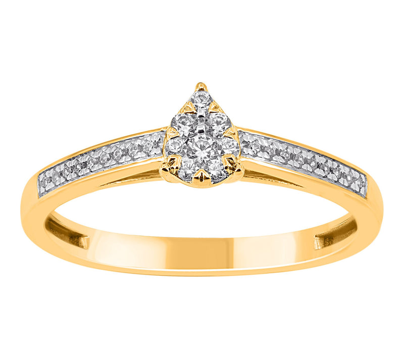 Affinity Diamonds Heart Band Ring, 14K Gold — Main view