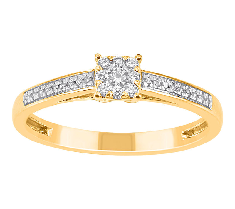 Affinity Diamonds Two-Tone Engagement Ring, 14KGold — Main view