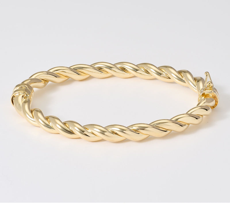 David Markstein Bronze Bold Wrapped Bangle — View 13