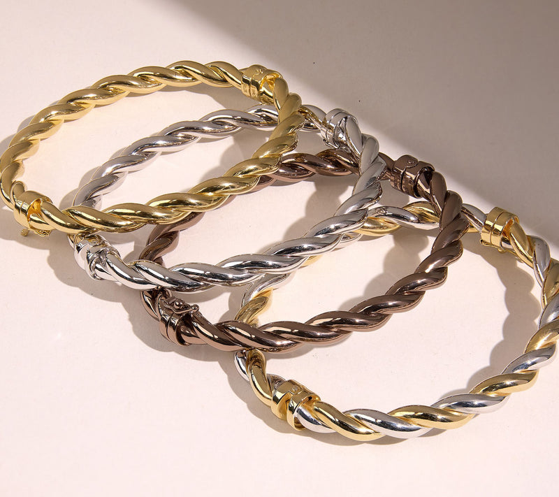David Markstein Bronze Bold Wrapped Bangle — View 20