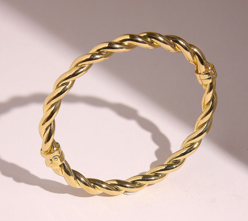David Markstein Bronze Bold Wrapped Bangle — View 17