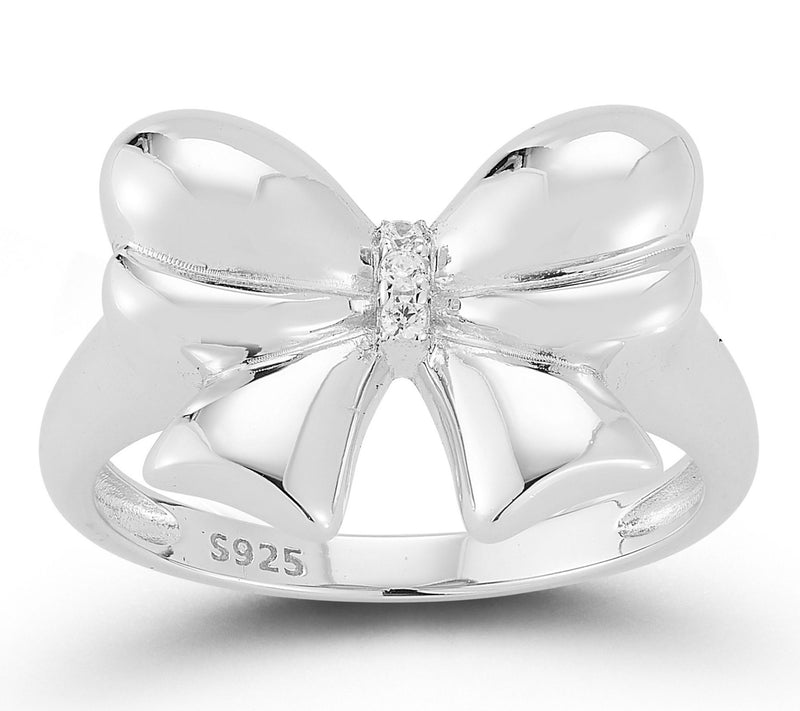 Rachel Zoe Puffed Bow Ring, Sterling — View 8