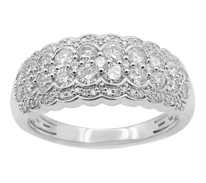 Affinity Diamonds 1.00 cttw Fashion Ring, Sterling Silver — View 3