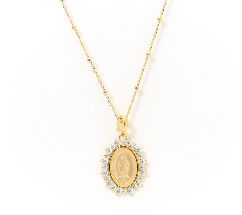 Diamonique Italia Bronze Religious Pendant — View 8