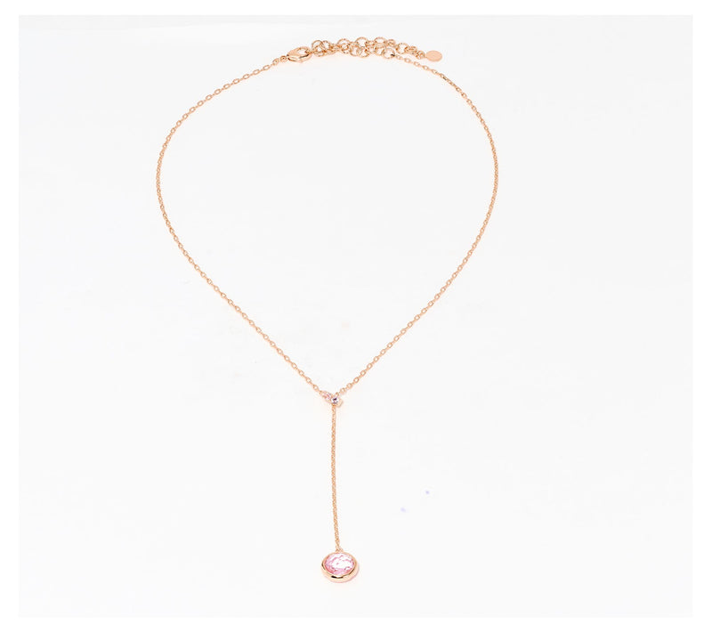 Diamonique Italia Bronze Lariat Necklace — View 8