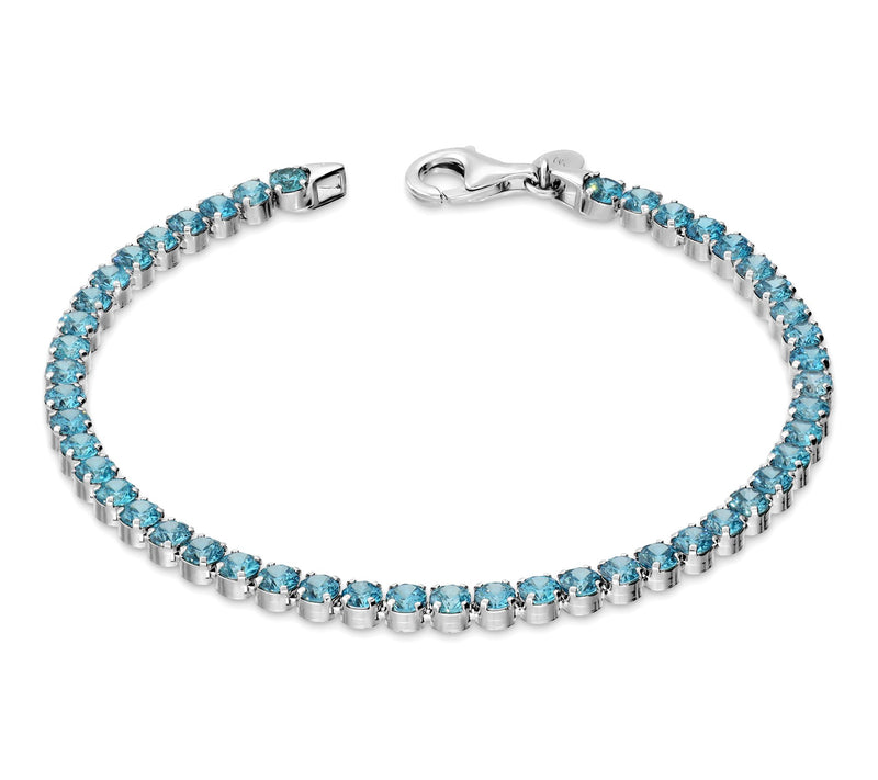 Diamonique x Bronzo Italia Tennis Bracelet — Main view