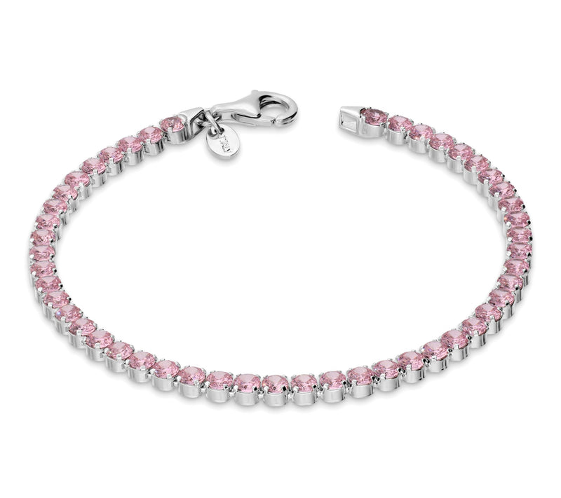 Diamonique x Bronzo Italia Tennis Bracelet — View 7