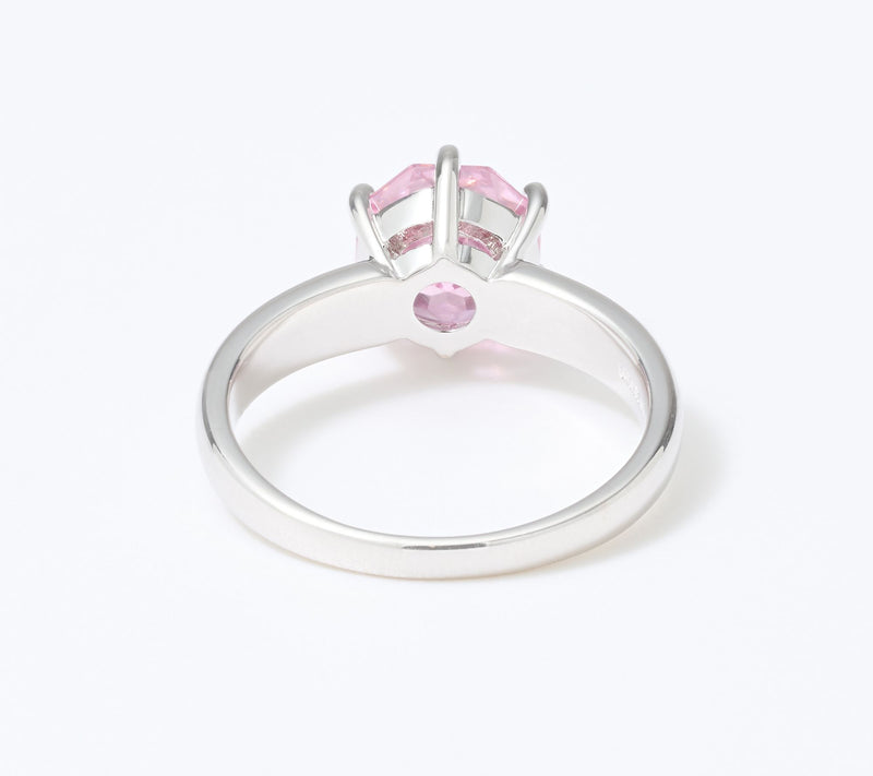 Diamonique Italia Bronze Rose Cut Solitaire Ring — View 3