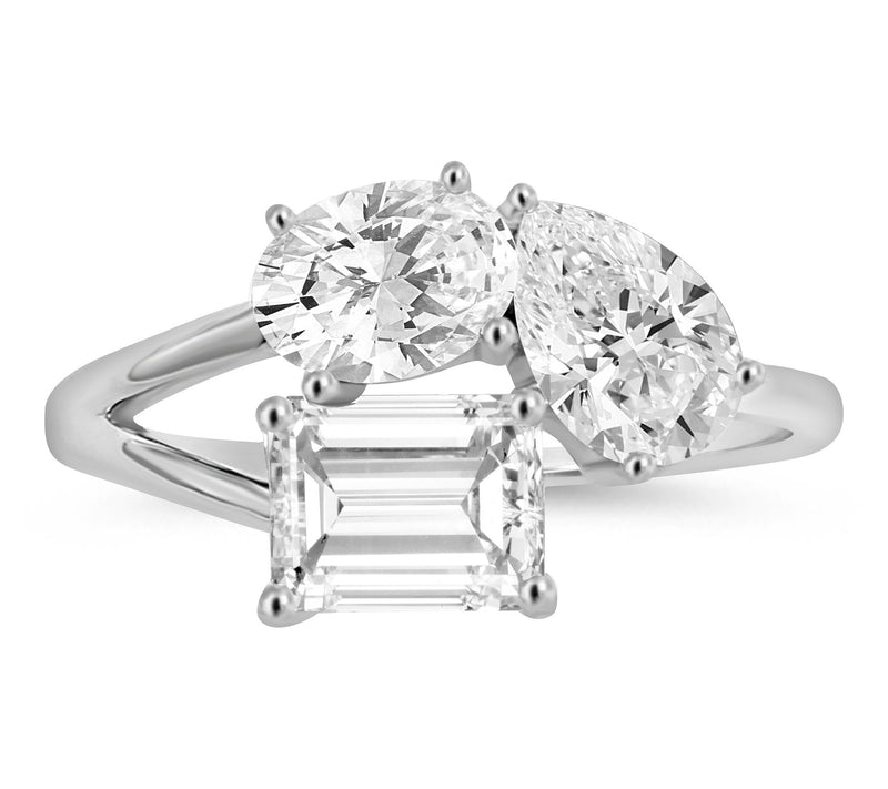 Fire Light 1.75 cttw Lab Grown Diamond Ring, 14K Gold — Main view