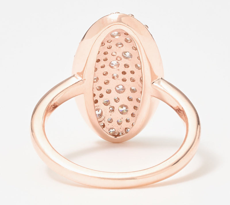 Diamonique x Lulu Frost Micro Pave Ring, Sterling Silver — View 9