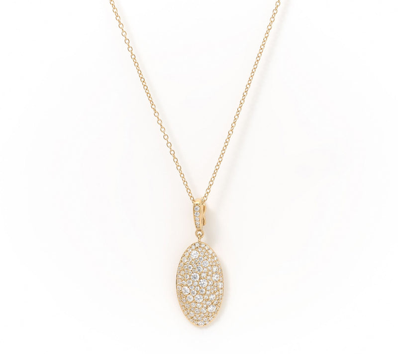 Diamonique x Lulu Frost Micro Pave Pendant with Chain, Sterl — View 10