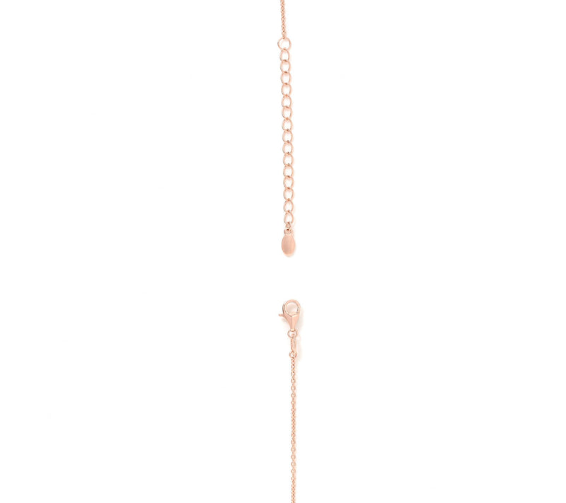Diamonique x Lulu Frost Micro Pave Pendant with Chain, Sterl — View 3