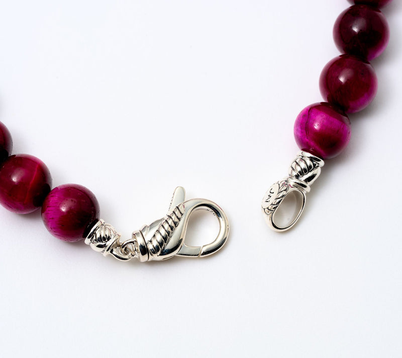 JAI Sterling Silver Figurative Gemstone Bead Bracelet — View 3