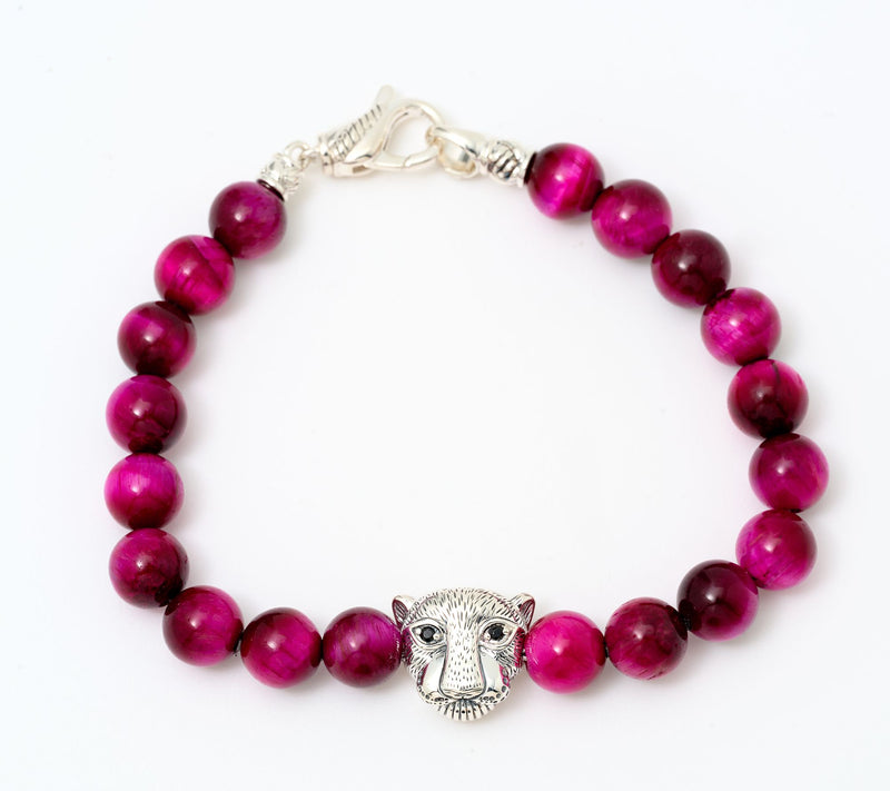 JAI Sterling Silver Figurative Gemstone Bead Bracelet — View 11