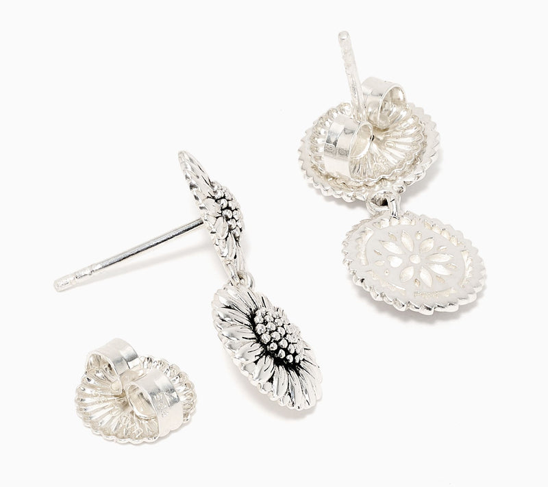Christian James by Scott Grimes Sterling Silver Hello Sunshine Drop Earrings — View 2