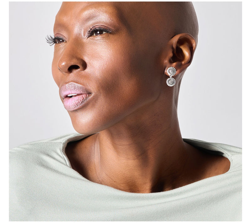 Christian James by Scott Grimes Sterling Silver Hello Sunshine Drop Earrings — View 3