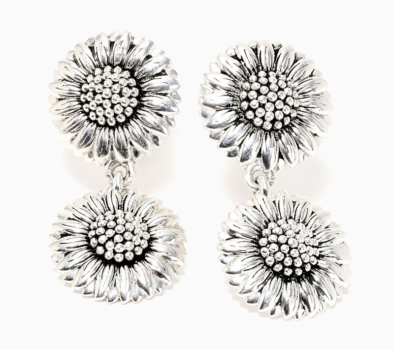 Christian James by Scott Grimes Sterling Silver Hello Sunshine Drop Earrings — Main view