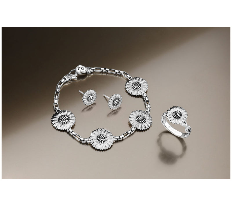 Christian James by Scott Grimes Sterling Silver Hello Sunshine Bracelet 13.2g — View 4