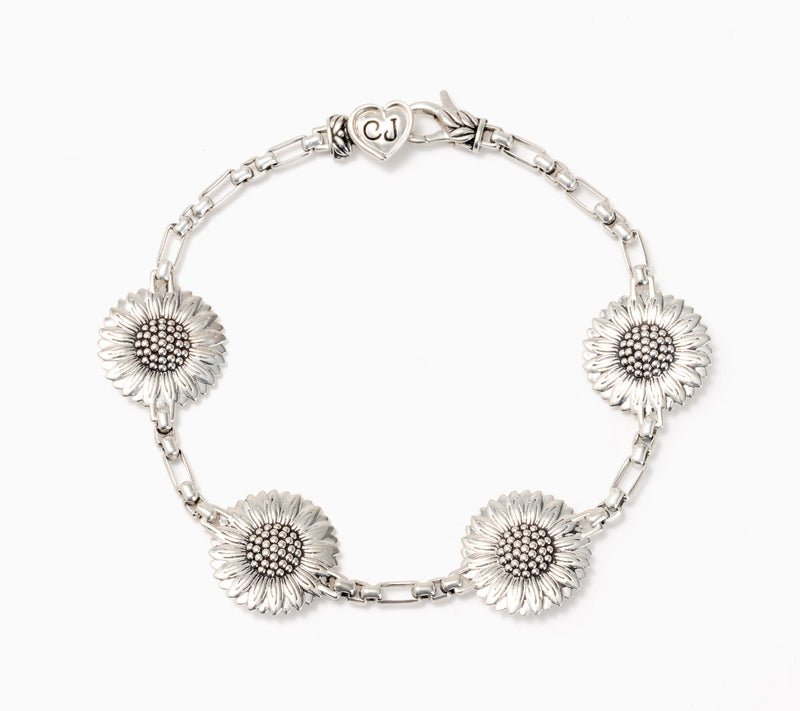 Christian James by Scott Grimes Sterling Silver Hello Sunshine Bracelet 13.2g — Main view
