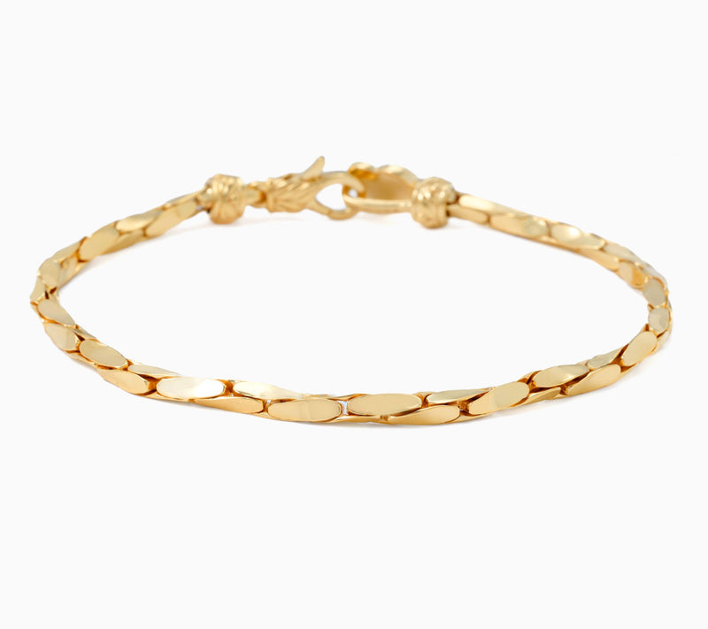Christian James by Scott Grimes 14K Plated Shimmer Chain Bracelet 8.7g — Main view