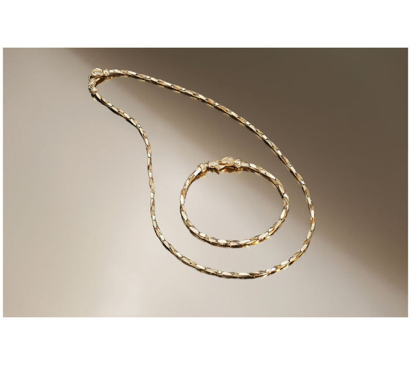 Christian James by Scott Grimes 14K Plated Shimmer Chain Bracelet 8.7g — View 4