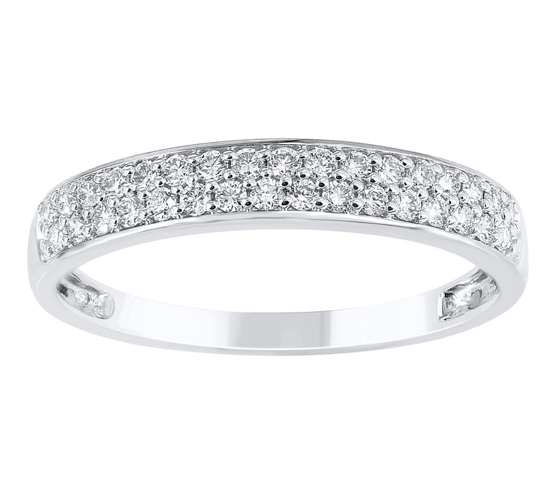 Affinity Diamonds 0.30 cttw Band Ring, SterlingSilver — Main view
