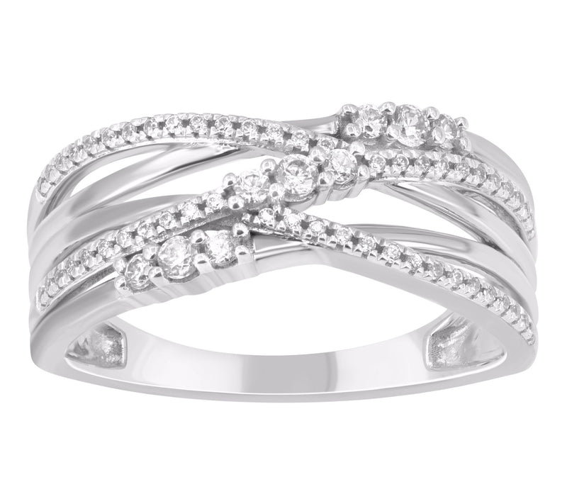 Accents By Affinity Highway Ring, Sterling Silver — View 3