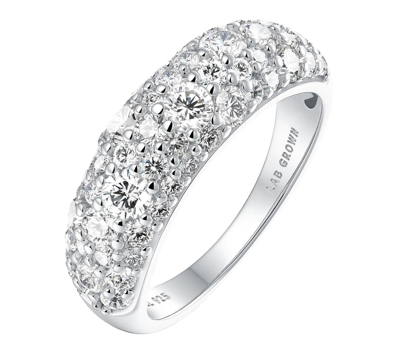 Jen By Jennfier Miller Lab Grown Diamond Cobblestone Band Ring — Main view