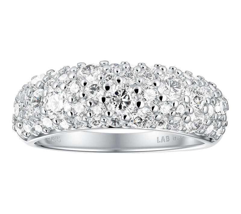 Jen By Jennfier Miller Lab Grown Diamond Cobblestone Band Ring — View 3