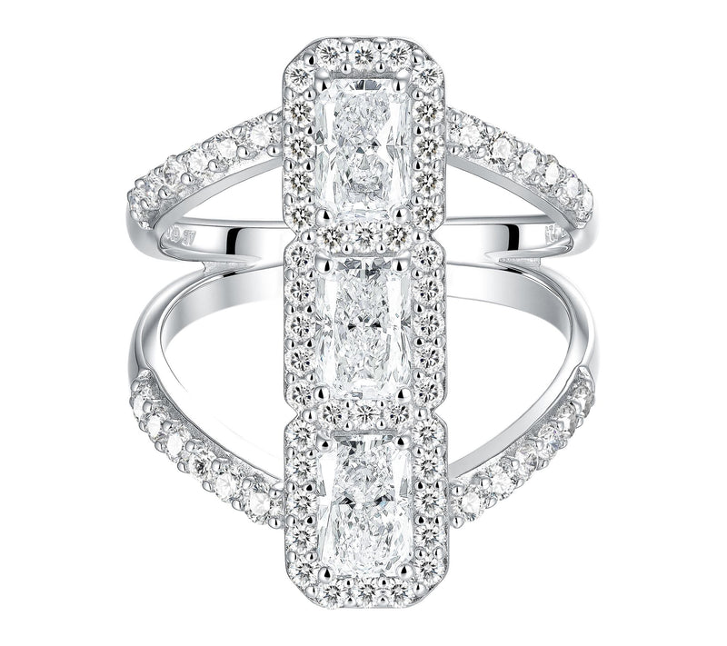 Jen by Jennifer Miller Lab Grown Diamond Radiant Ring — Main view